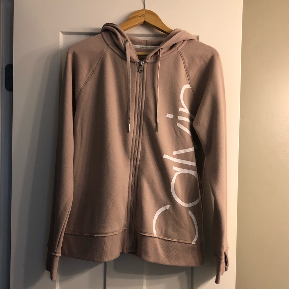 Nude Calvin Clein zip up